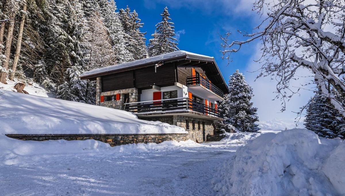 Chalet Familial Les Girolles Aux Portes D'Anzere Arbaz エクステリア 写真